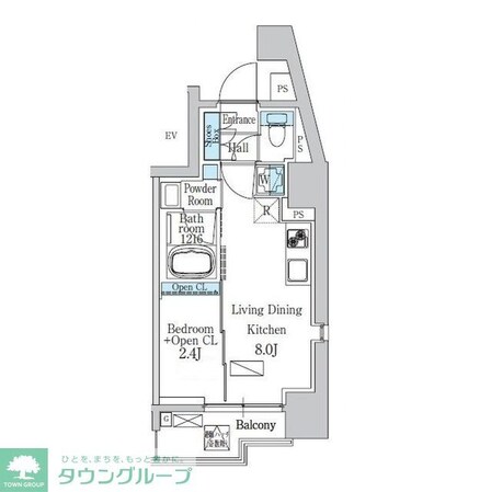 デュオフラッツ品川戸越の物件間取画像